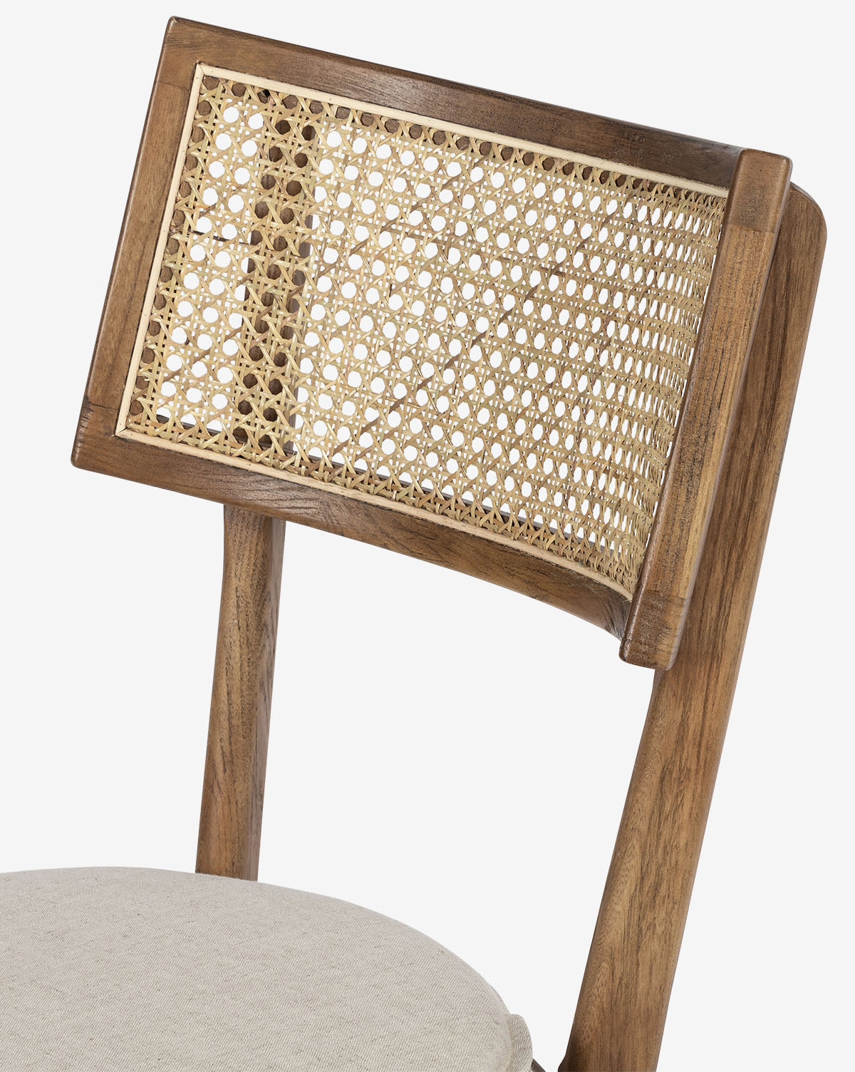 Odelle Modern Dining Chair - Sturdy Wooden Kitchen Chair with Upholstered Seat - Perfect for Dining Room, Kitchen, and Home Office Use
