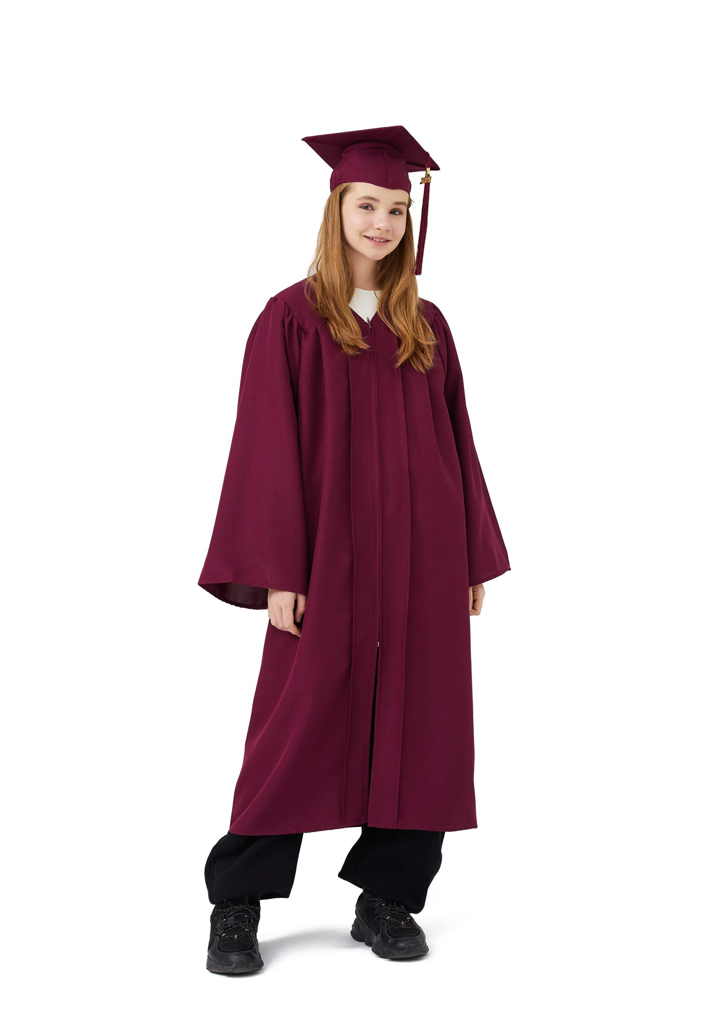 2024/2025 Matte Graduation Cap and Gown Set - Unisex Adult Academic Regalia for Commencement Ceremonies, Photos & Graduation Parties