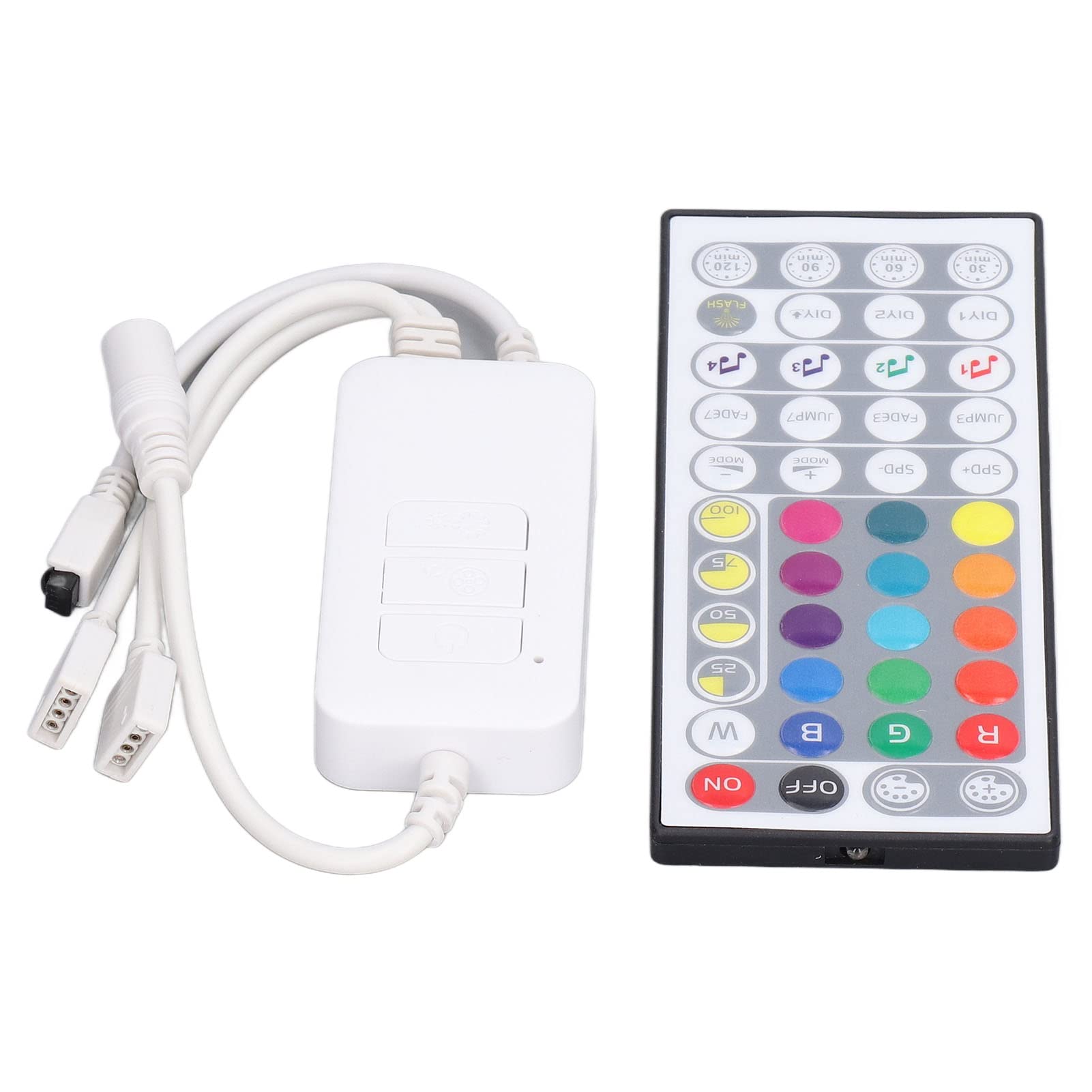 Atyhao 44-Key LED Strip Light Remote Controller for RGB LED Lights - Perfect for KTV, Home Theater, and Bar Lighting