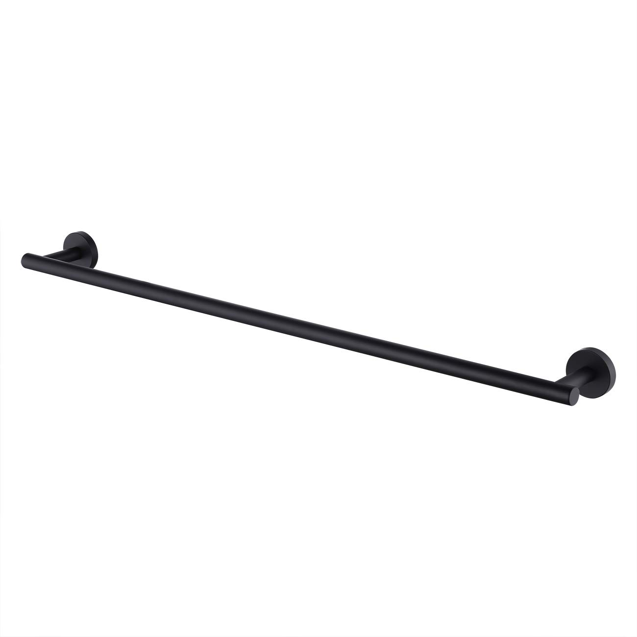 27.6 Inch Matte Black Stainless Steel Towel Bar - Rustproof SUS304 Bathroom Towel Holder for Shower & Hand Towels - Wall Mounted (29.9