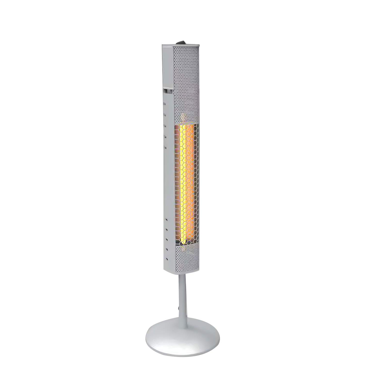 MTPLUM Electric Wall-Mounted Patio Heater with Realistic Visual Flame - Outdoor Infrared Heater for Restaurants, Bars, Courtyards & Backyards - Perfect for Alfresco Dining and Winter Gatherings