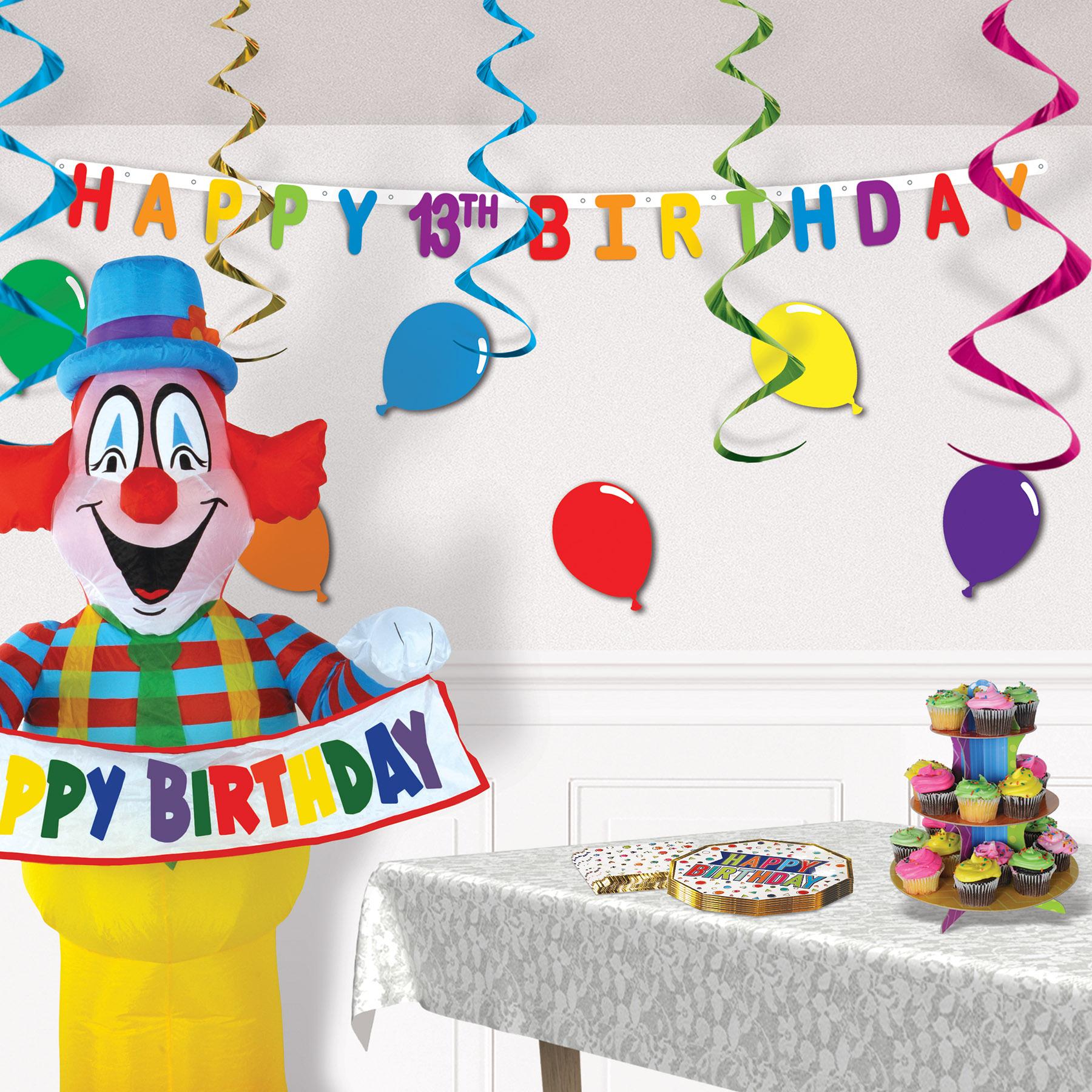 12 Pack Beistle Happy 13th Birthday Party Streamers - Colorful Decorations for Teen Birthday Celebrations, School Parties & Milestone Events
