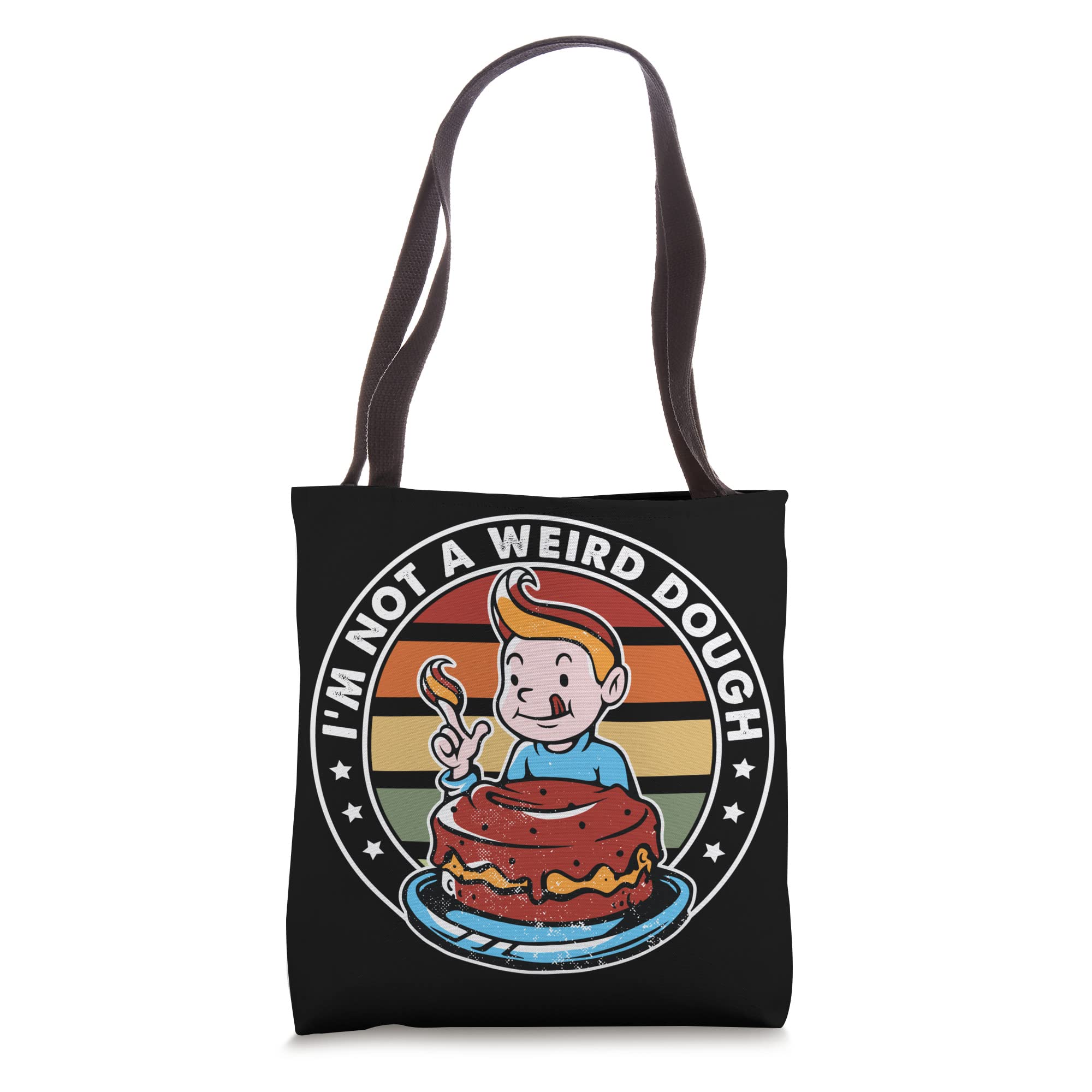 Funny Baking Tote Bag - I'm Not A Weird Dough Cake Design - Perfect for Bakers, Cake Decorators & Kitchen Enthusiasts