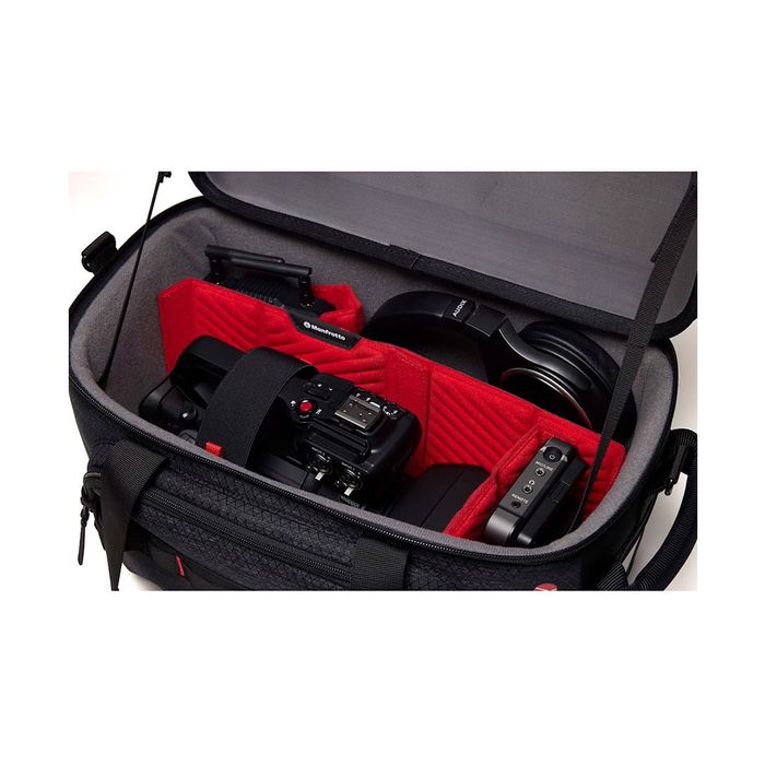 Manfrotto Pro Light Cineloader Small Camera Bag - Compact DSLR & Mirrorless Camera Case for Photographers - Perfect for Travel, Studio & Outdoor Shooting