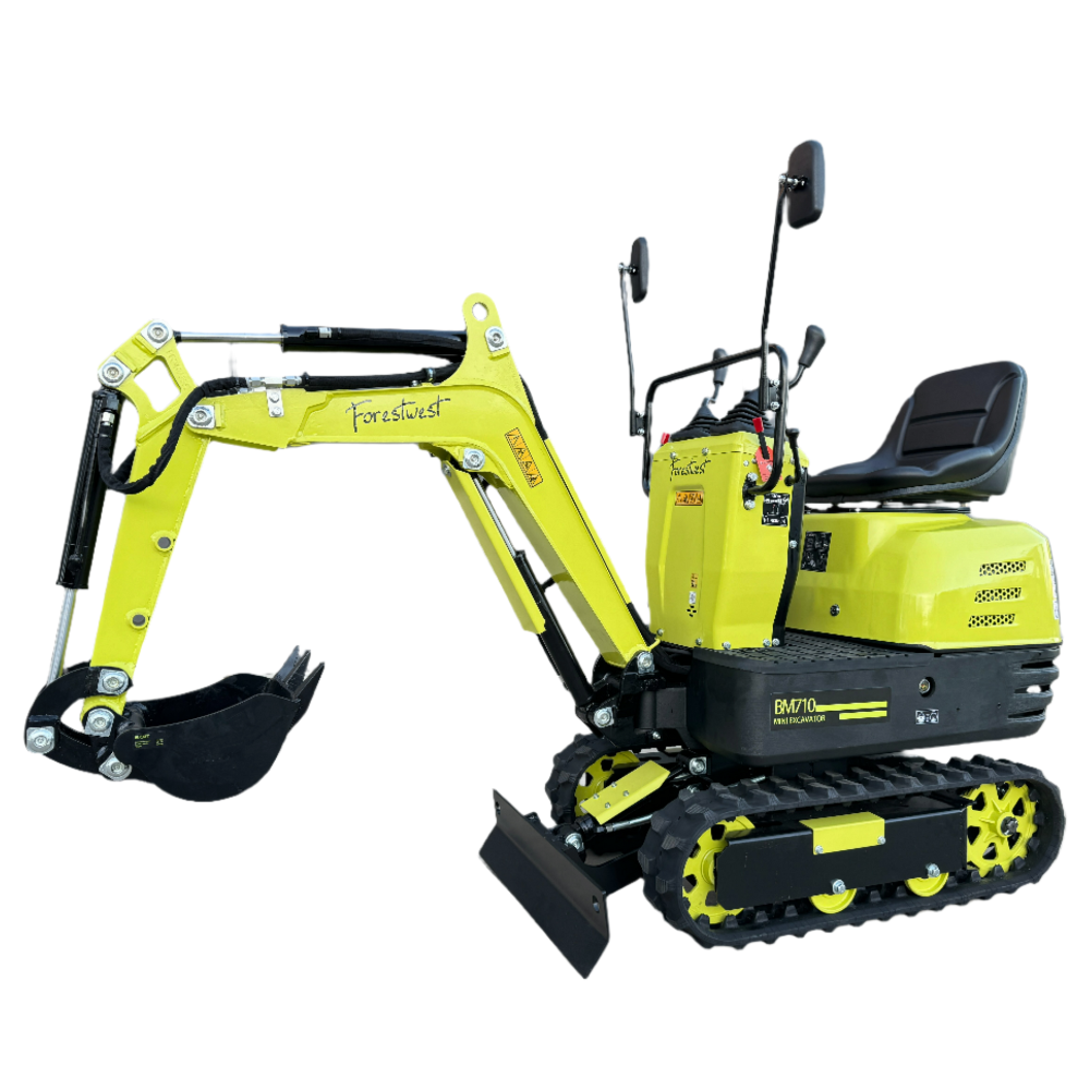 Forestwest Mini Excavator 306cc BM710 - Compact Digging Machine for Landscaping, Trenching & Construction Projects | Durable Small Excavator for Home & Professional Use