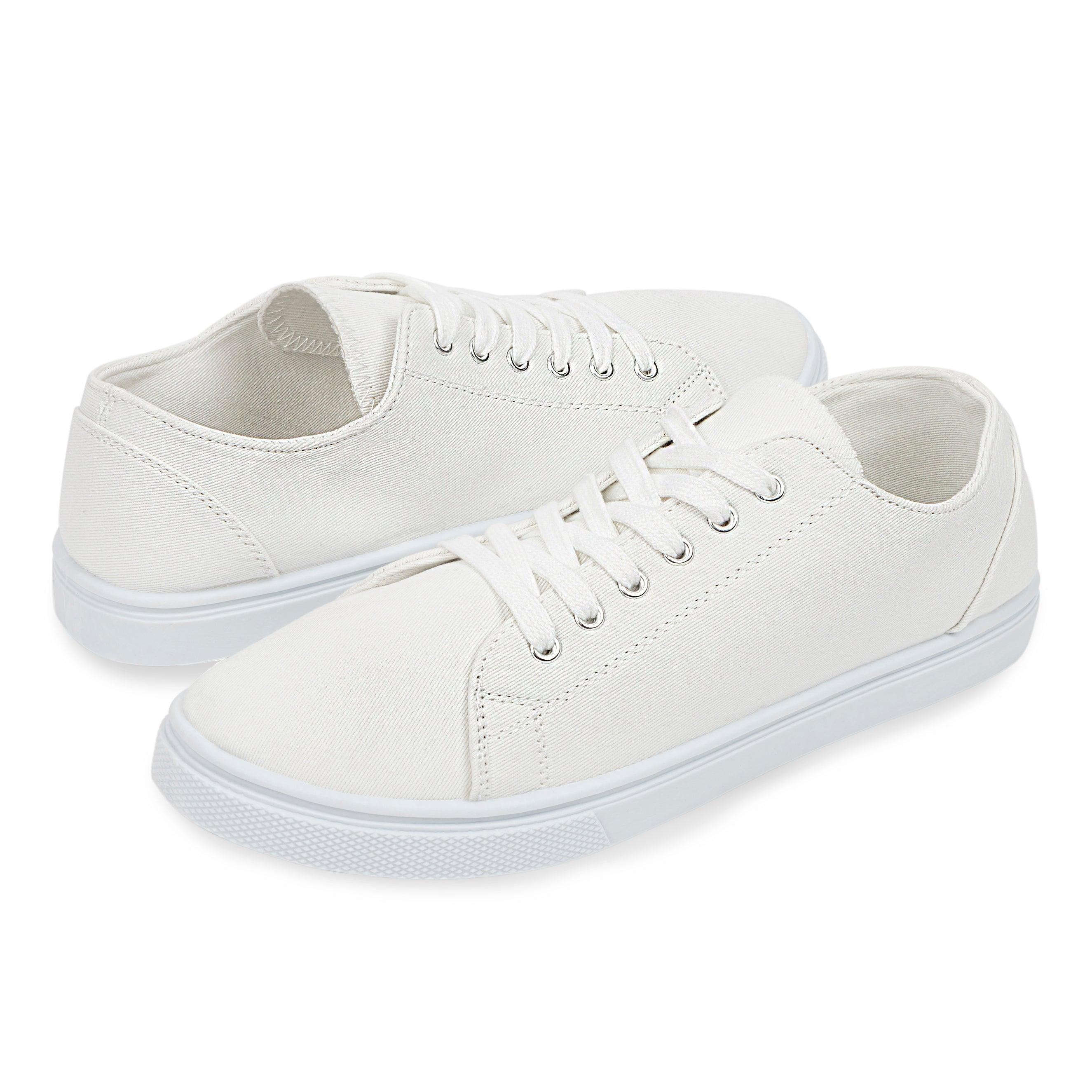 Men's Ambleside Canvas Trainers - Comfortable Casual Sneakers for Walking & Everyday Wear | Lightweight Breathable Shoes for Men | Perfect for Work, Travel & Outdoor Activities