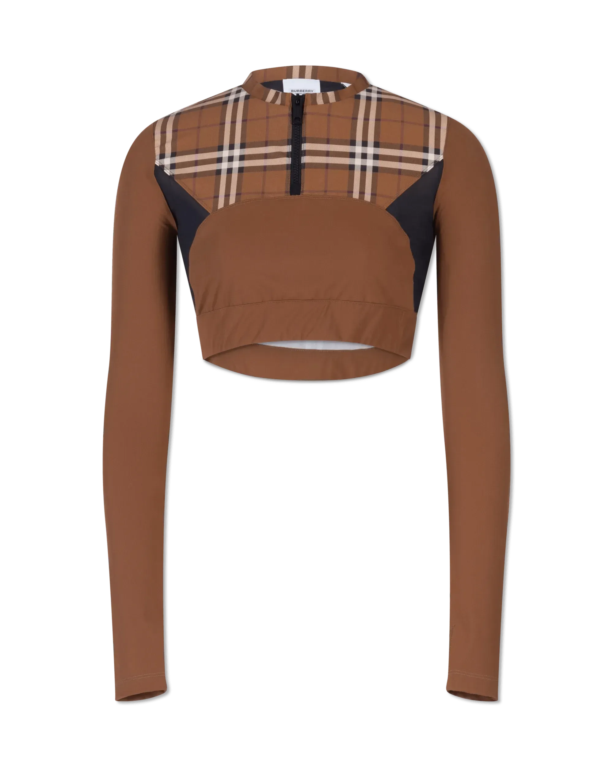 Everley Women's Check Print Athletic Long Sleeve Top - Breathable Workout Shirt for Yoga, Running & Gym Training