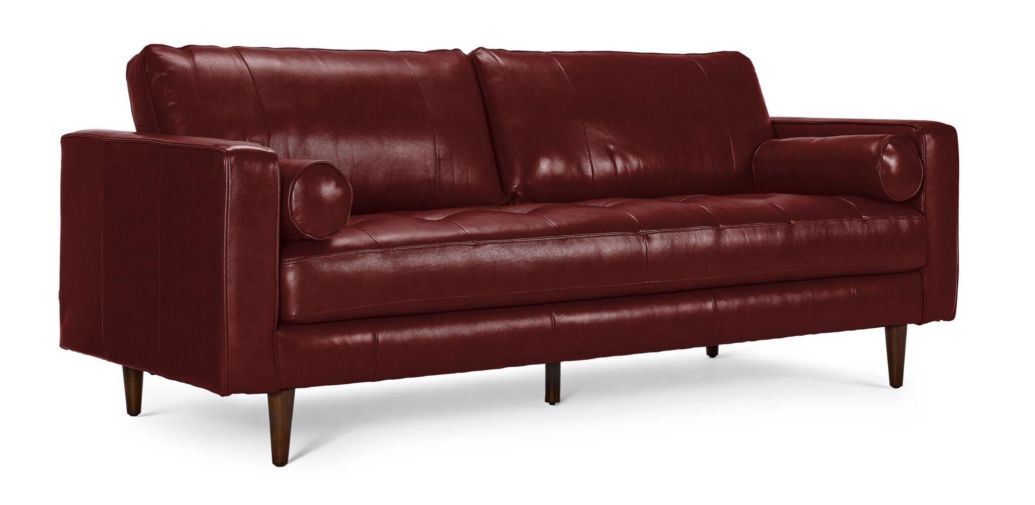 Premium Bari Leather Sofa and Loveseat Set - Genuine Top Grain Leather, Modern Living Room Furniture for Home & Office - Perfect for Family Gatherings & Movie Nights