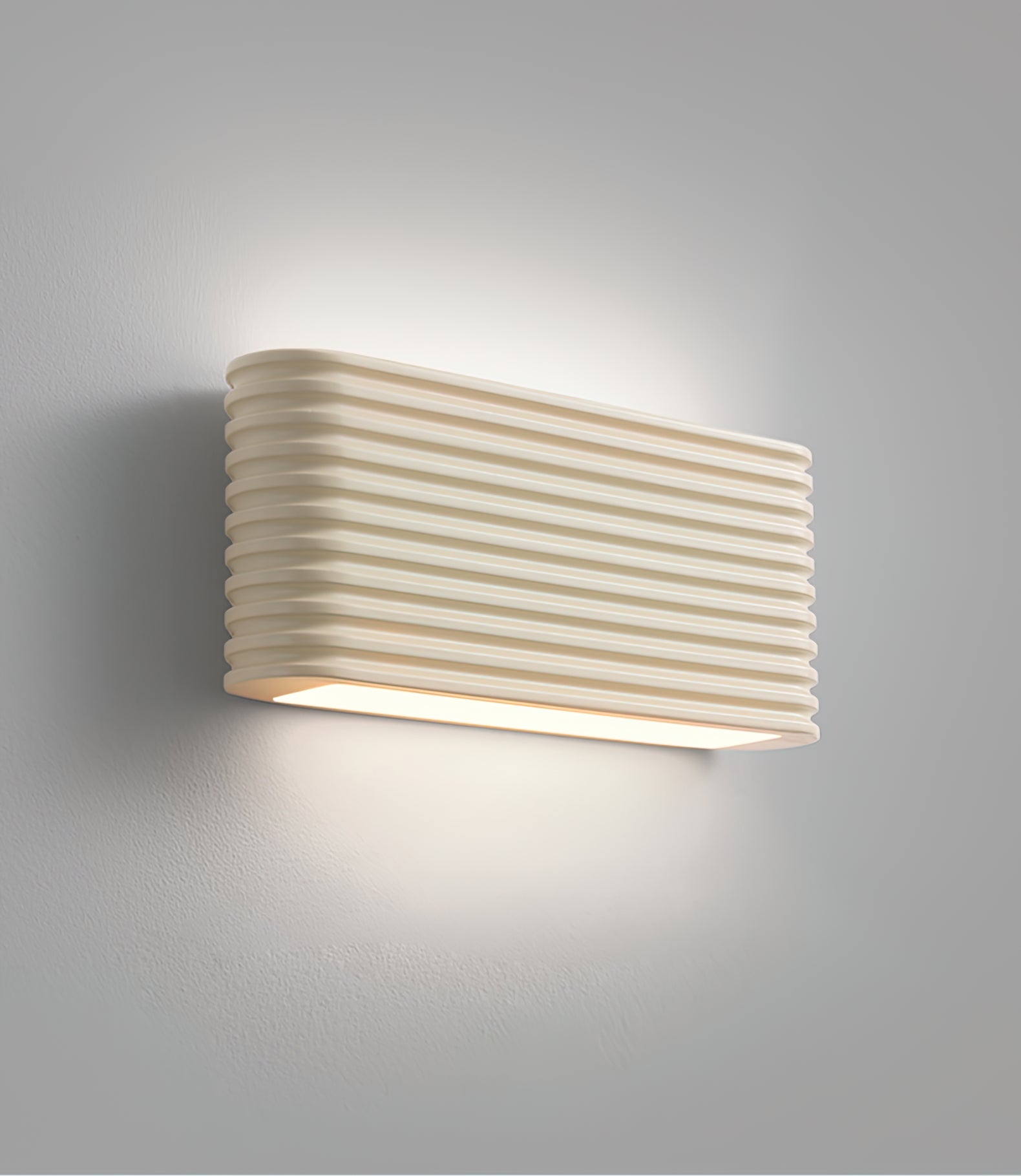Modern Dresscode Wall Sconce Light Fixture - Plug-in or Hardwired Indoor/Outdoor Wall Lighting for Living Room, Bedroom, Patio & Hallway