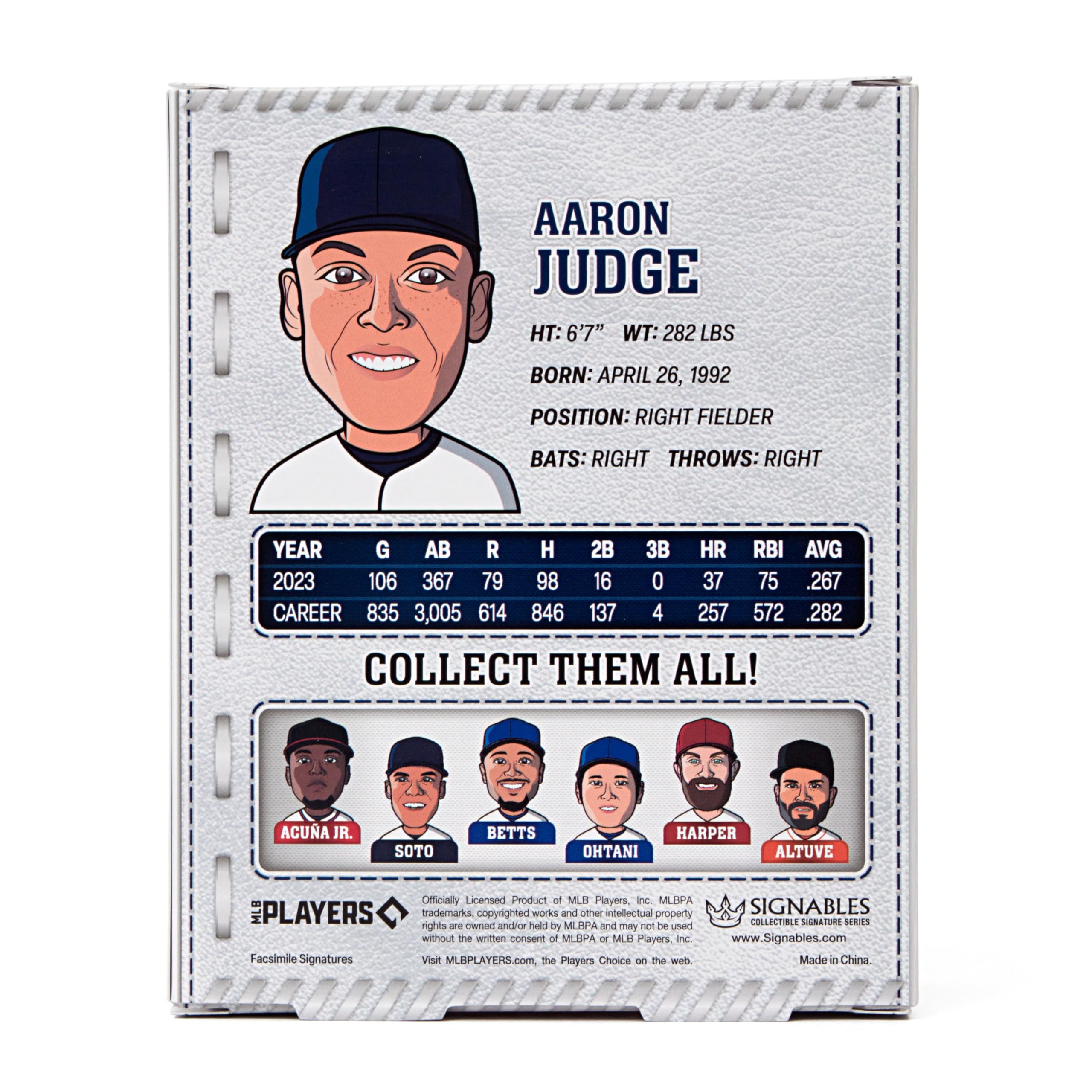 Signables 4-Inch Baseball Collectible - Perfect MLB Team Gifts for Fans & Players - Great for Display Cases, Man Caves, and Sports Memorabilia Collections