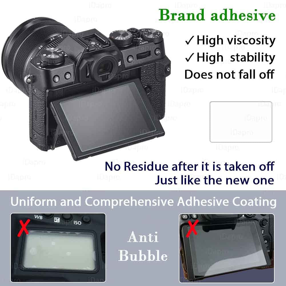 Nikon D850 Screen Protector [2+2 Pack] - Tempered Glass Camera LCD Protector for D850 DSLR - Easy Installation, Anti-Scratch & HD Clarity - Perfect for Outdoor Photography & Travel Shooting