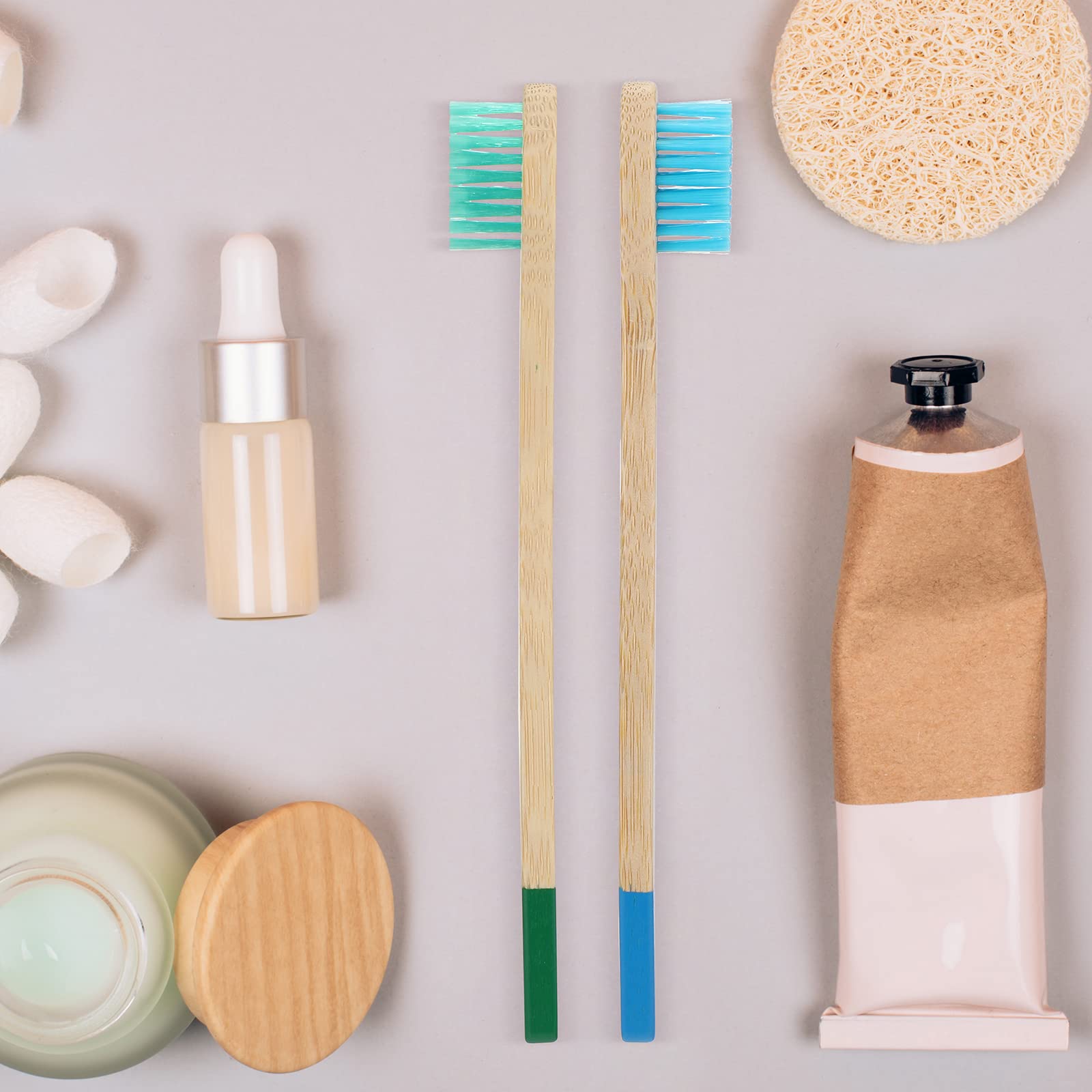 20 Pack Kids Bamboo Toothbrushes with Soft Bristles - Eco-Friendly Manual Toothbrushes for Toddlers & Children (5.7 Inch, Individually Wrapped) - Perfect for Home, School, Travel & Daily Oral Care