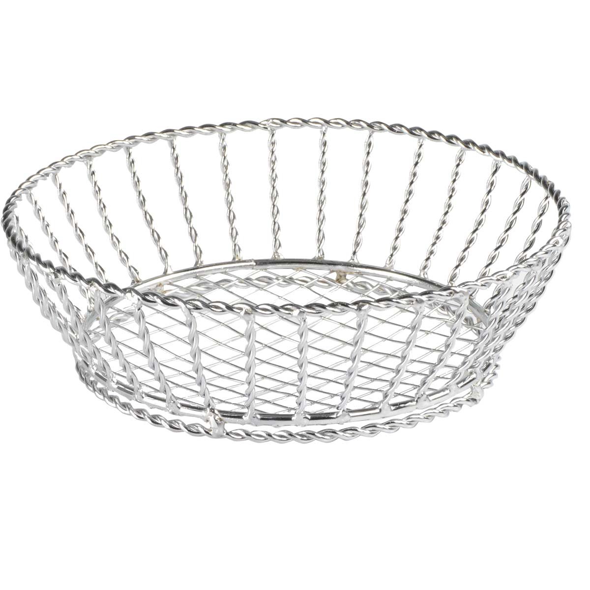 Steel Wire Bread Baskets Set of 10 - Perfect for Bakeries & Restaurants