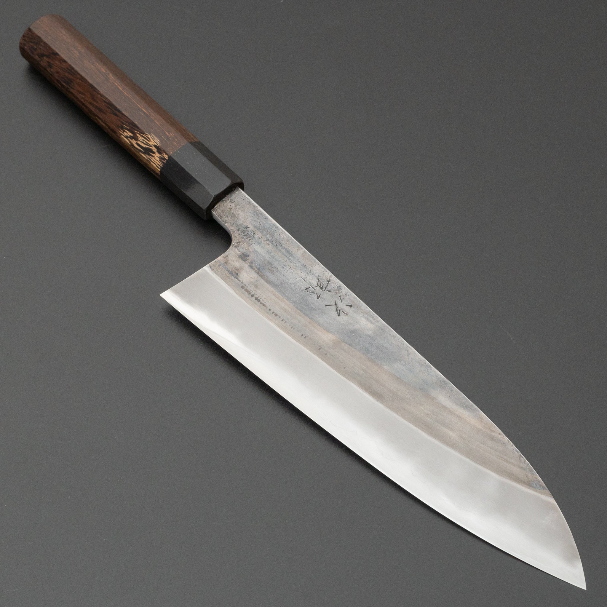 Premium Jiro Tsuchime Wa Gyuto 210mm Japanese Chef Knife with Taihei Tagayasan Handle - Perfect for Sushi, Meat Cutting & Professional Kitchen Use