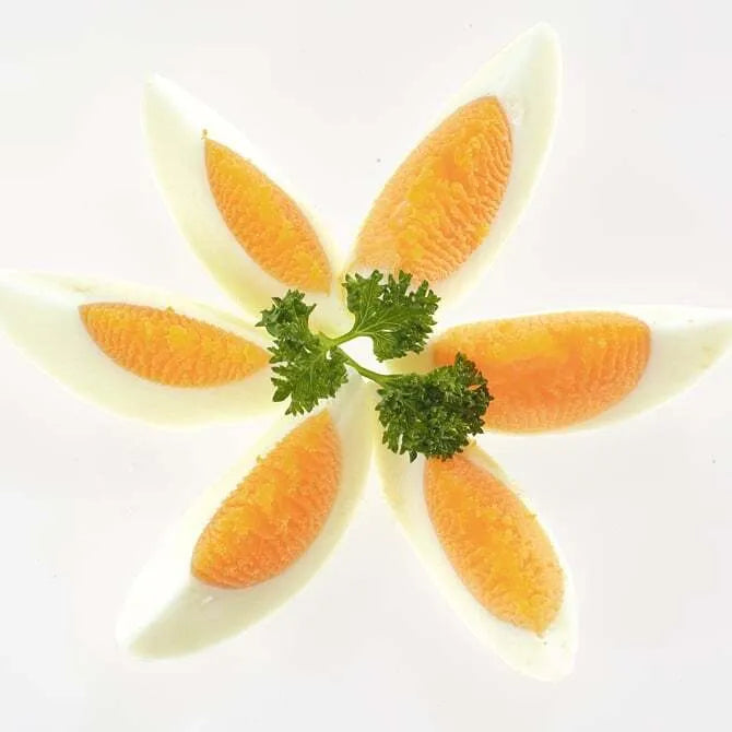 Egg Wedger with Lock - Easy Hard Boiled Egg Slicer for Salads, Snacks & Meal Prep - Perfect for Kitchen, Picnics & Healthy Eating