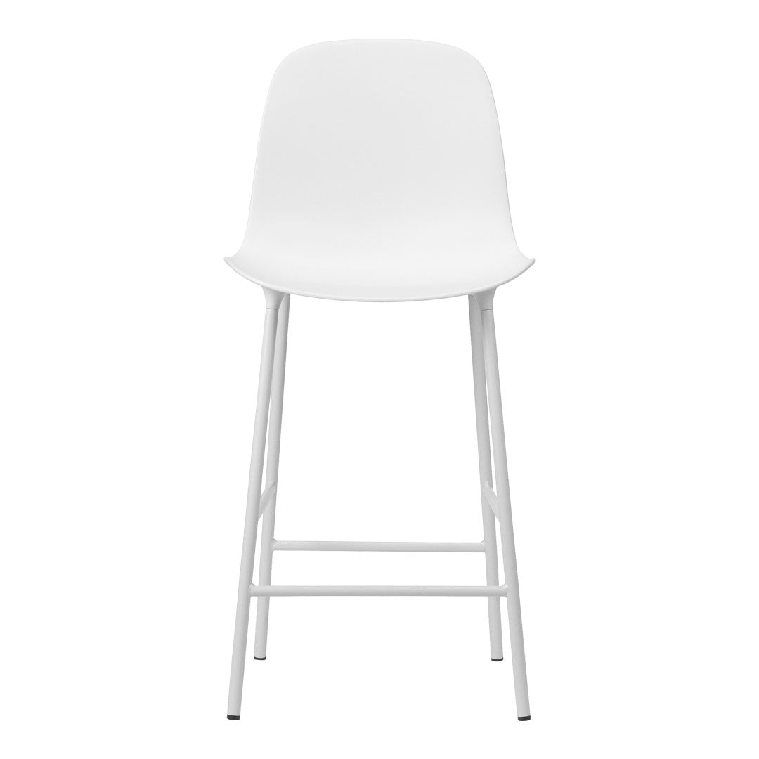 Modern Form Counter Stool - Adjustable Height Bar Stool for Kitchen Island, Breakfast Nook & Home Bar - Sleek Contemporary Design for Dining & Entertaining
