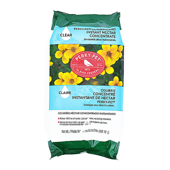 Instant Clear Hummingbird Nectar - Ready-to-Use Sugar Water for Hummingbird Feeders - Attract Beautiful Birds to Your Garden or Backyard
