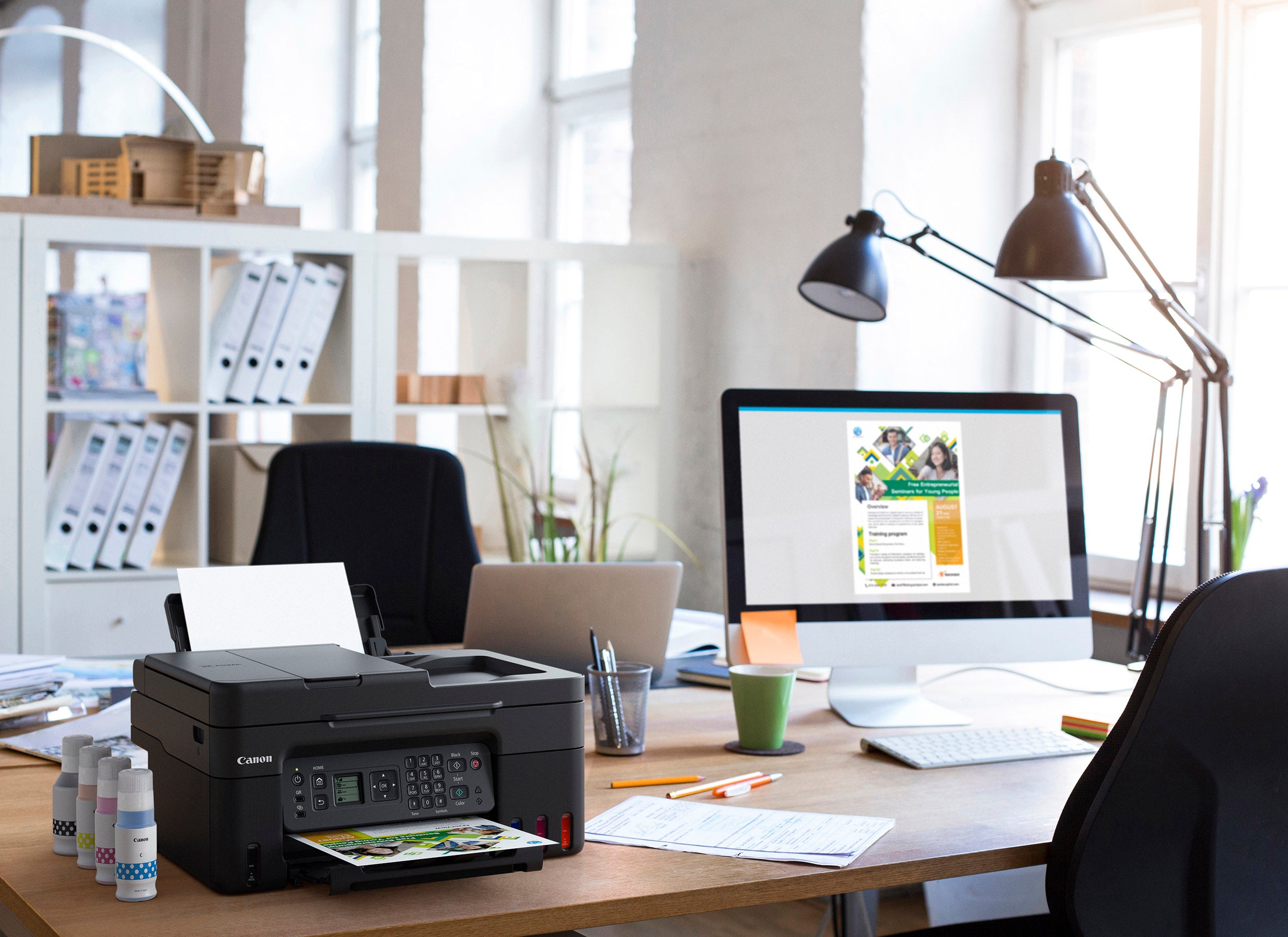 Canon PIXMA G4770 Wireless All-in-One Ink Tank Printer with Scanner, Copier & Fax - Perfect for Home Office, Small Business & School Projects