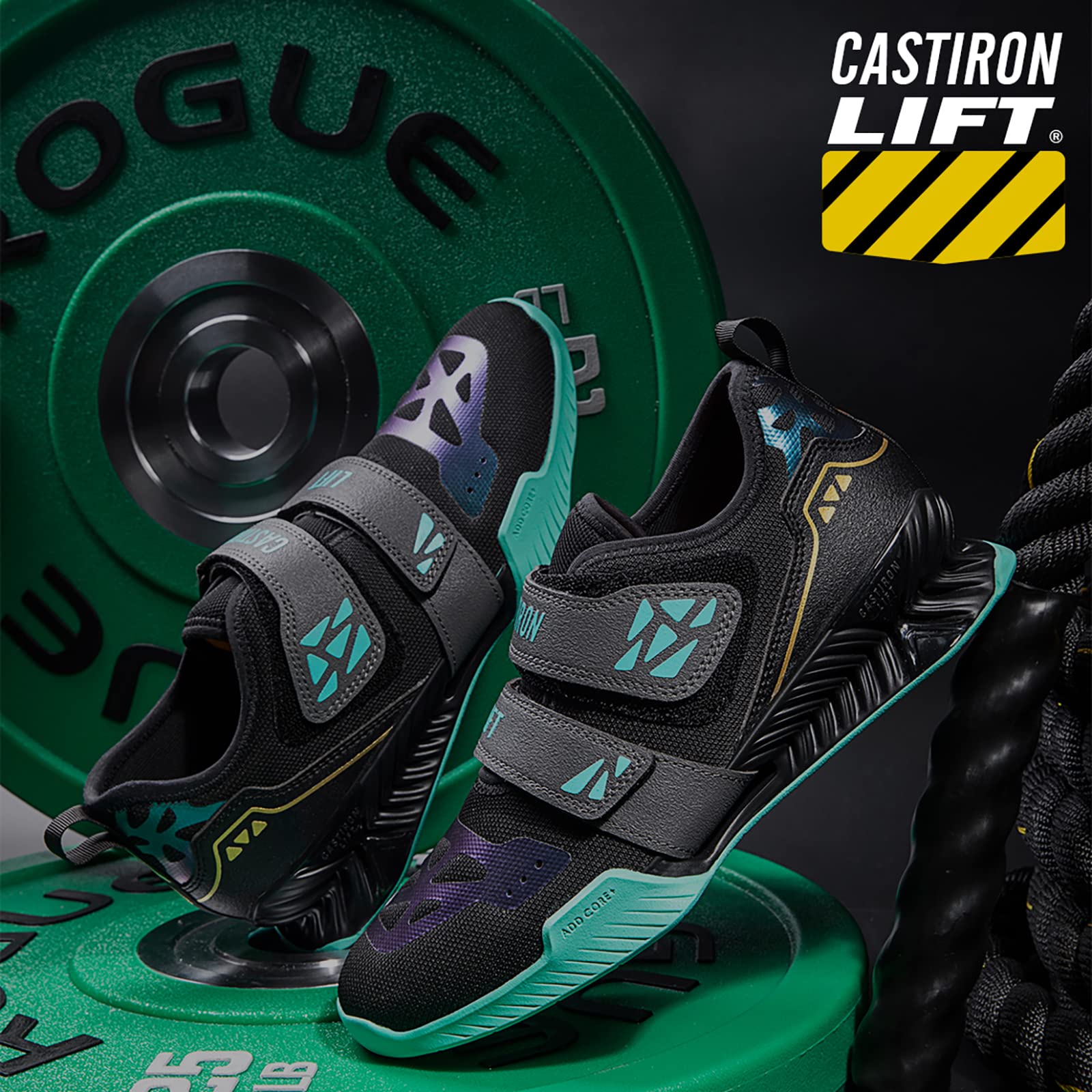 Best Weightlifting Shoes for Powerlifting & Crossfit - Heavy Duty Lifting Footwear for Deadlifts, Squats & Weight Training | Gym Shoes for Men & Women | Perfect for Home Gym & Professional Training