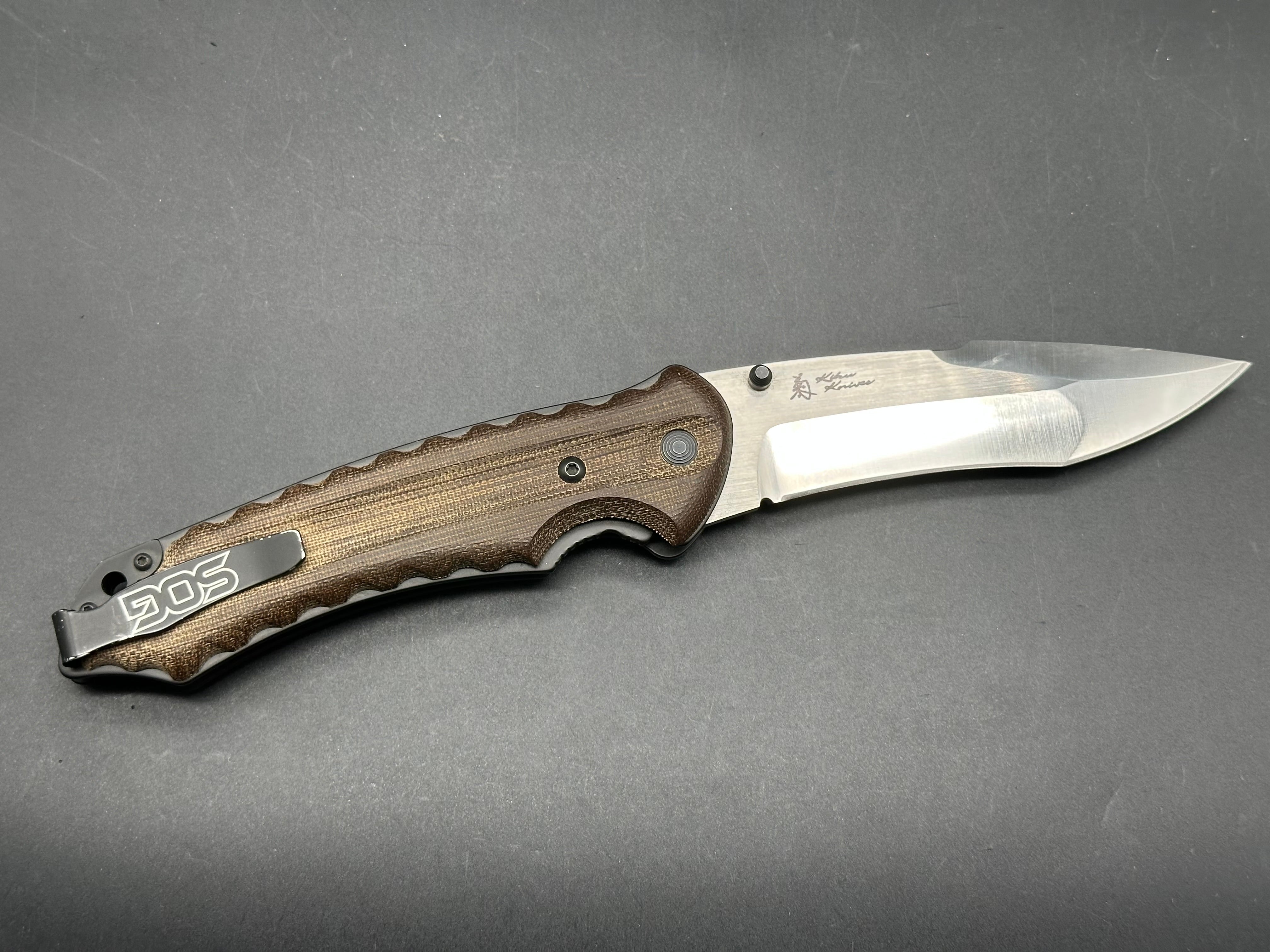 SOG Large Kiku Matsuda Folding Knife - Premium EDC Pocket Knife for Outdoor, Camping, and Survival Use