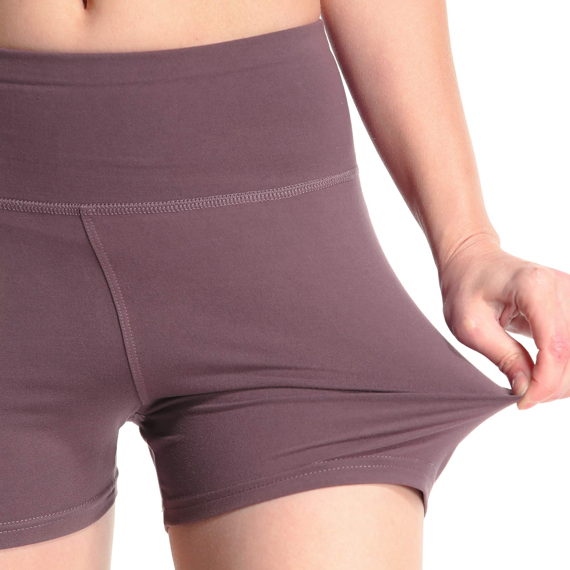 Women's High Waist Workout Shorts - Yoga, Running, Gym, Dance & Volleyball Athletic Short Pants - Perfect for Cheerleading, Fitness & Active Lifestyle
