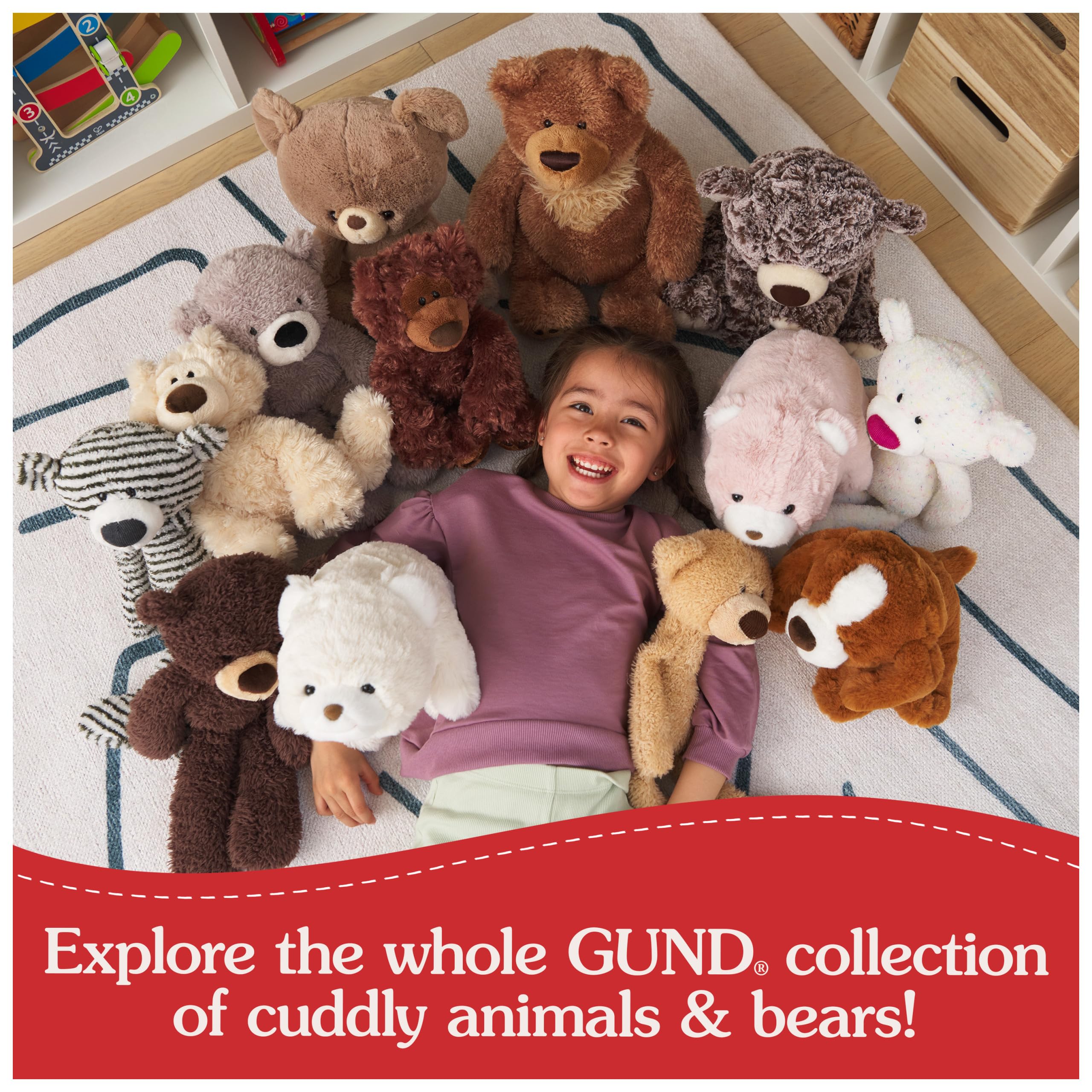 GUND Bexley Teddy Bear - Premium Soft Stuffed Animal Toy for Kids Ages 1+, 12