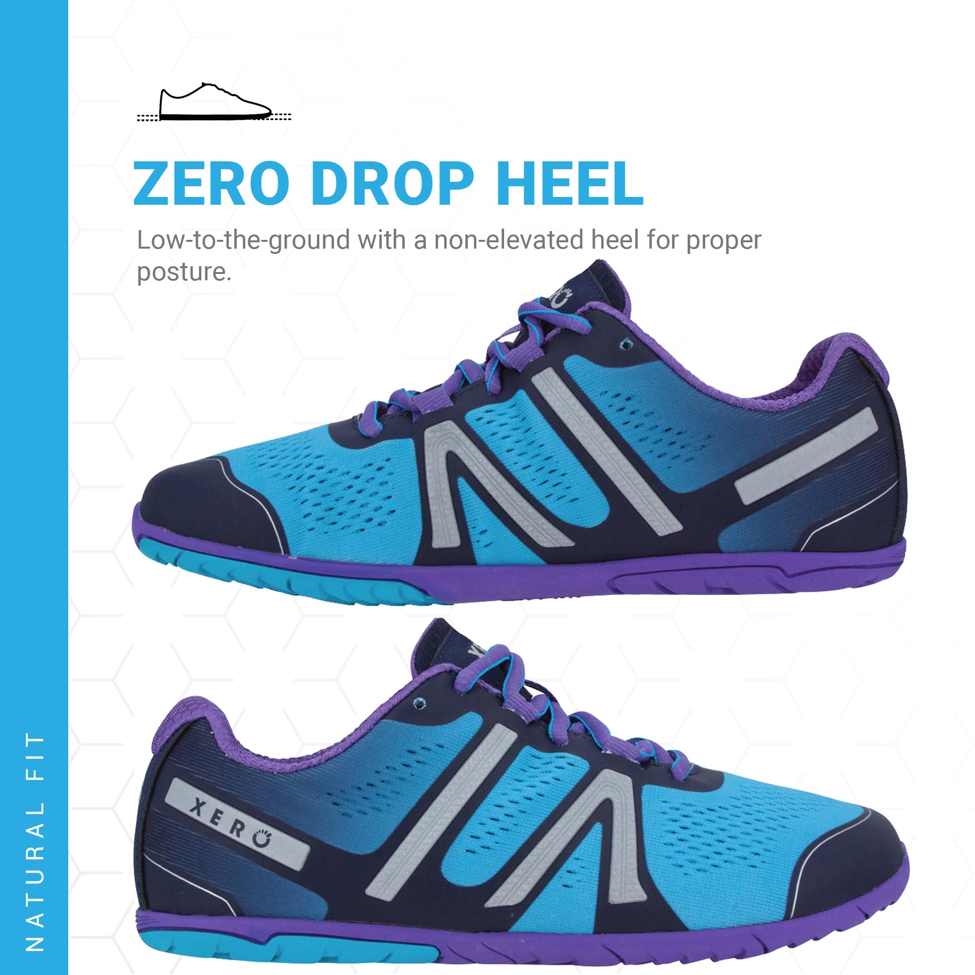 Xero Shoes Barefoot Running Shoes for Women - Minimalist, Zero Drop, Wide Toe Box Trail Running & Gym Workout Shoes | Lightweight & Flexible for Natural Movement | Perfect for Trail Running, Gym Training & Everyday Wear