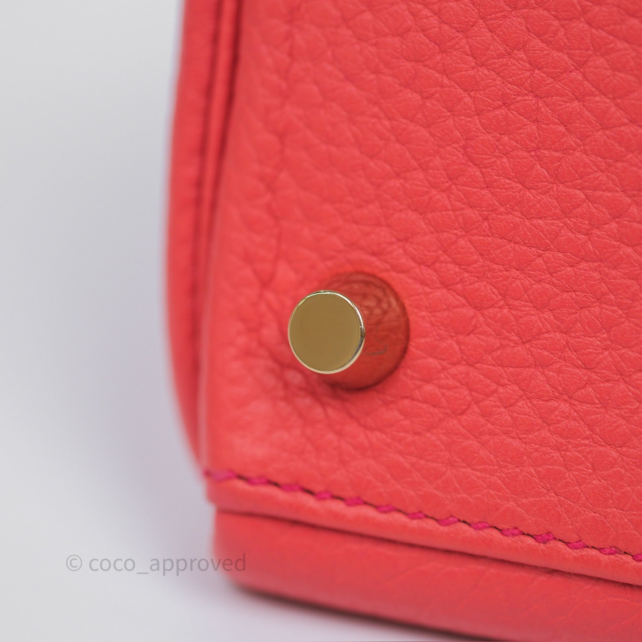 Authentic Hermès Kelly 28 Handbag in Rose Jaipur Togo Leather with Gold Hardware - Luxury Shoulder Bag for Women | Perfect for Work, Travel & Special Occasions