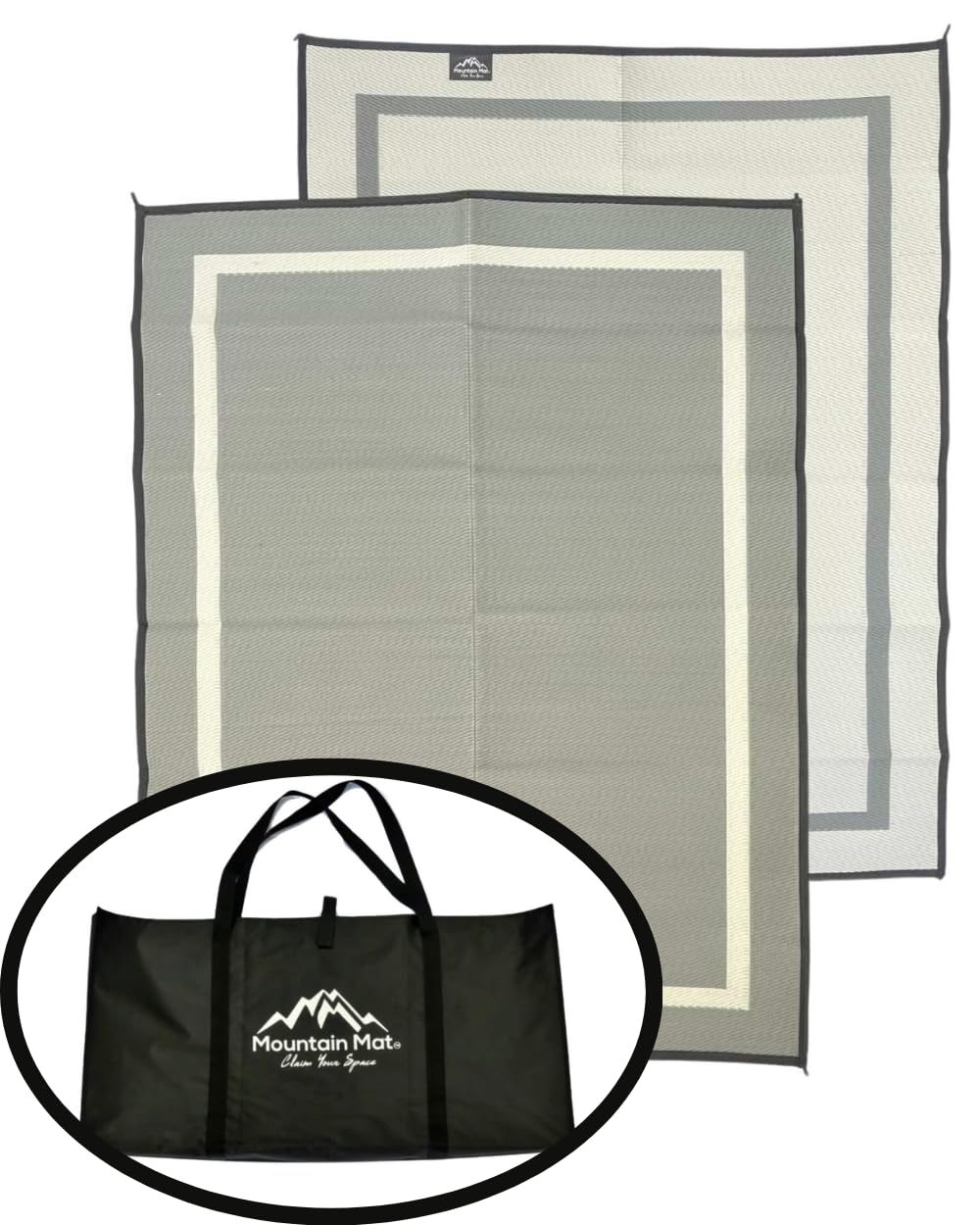 Eco-Friendly Recycled Plastic Outdoor Mat - Waterproof & Lightweight for Beach, Camping, Picnics, RV Travel | Perfect for Sand, Grass & Outdoor Adventures