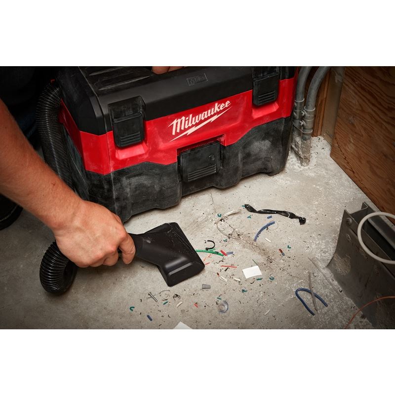 M18 18V Cordless Wet/Dry Vacuum - 2 Gallon Portable Shop Vacuum Cleaner - Milwaukee Tool Only - Ideal for Home, Garage, and Workshop Cleaning