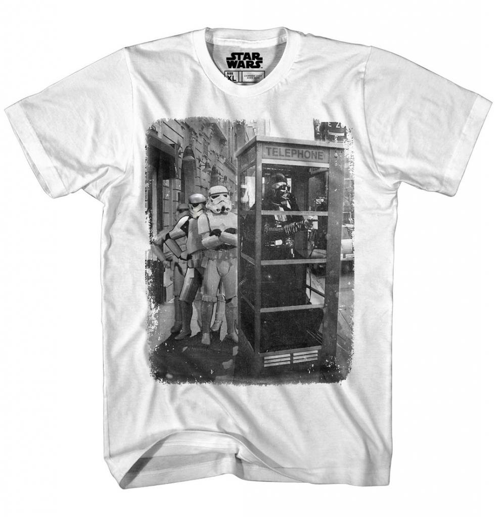 Star Wars Get in Line Adult White T-Shirt - Officially Licensed Graphic Tee for Men & Women - Perfect for Cosplay, Conventions & Everyday Fandom Wear