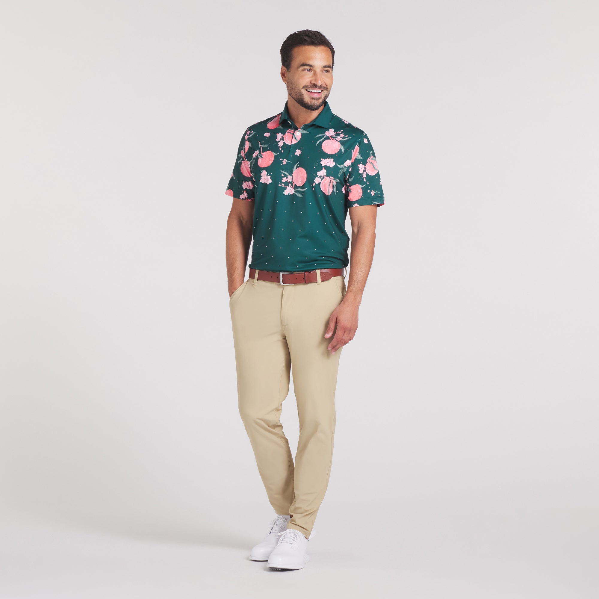MATTR Freshly Picked Golf Polo Shirt - Breathable & Moisture-Wicking Men's Performance Polo for Golf, Tennis & Casual Wear