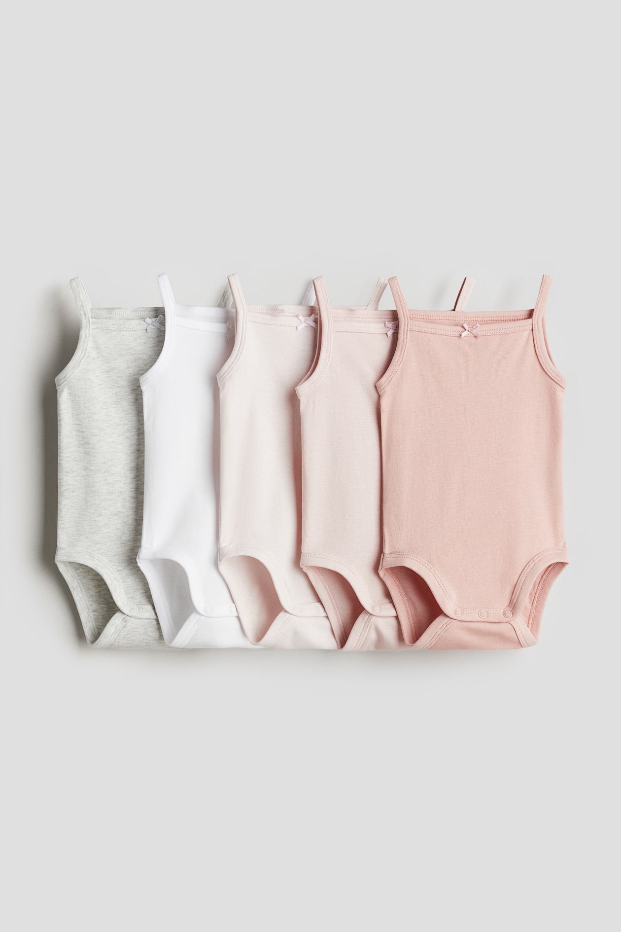 5 Pack Soft Cotton Baby Bodysuits - Comfortable & Breathable Onesies for Newborns & Infants - Perfect for Everyday Wear, Playtime & Sleep