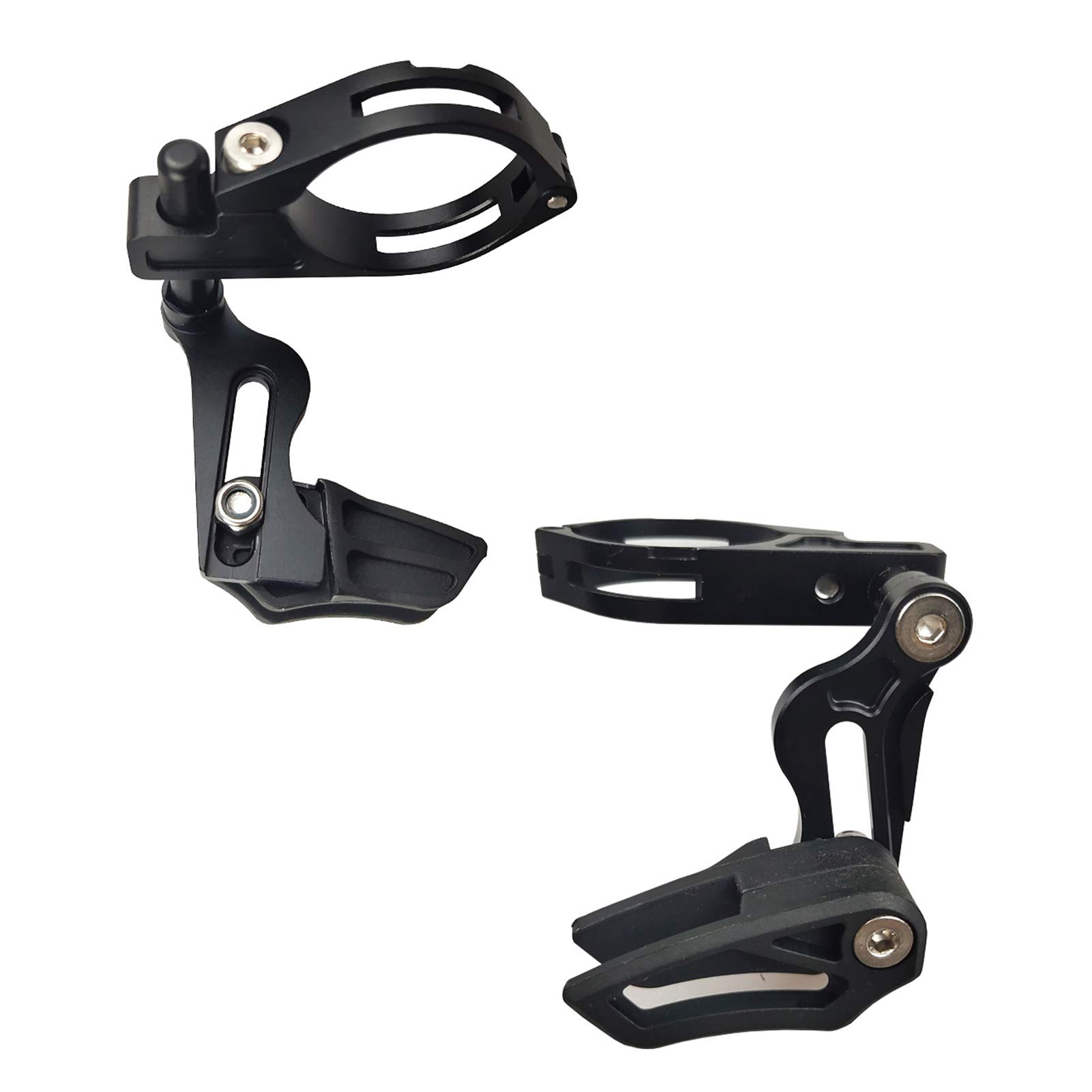 LINASHI Bicycle Chain Guide - Adjustable Single Crankset Clamp for MTB Mountain Bikes | Prevent Chain Drops on Rough Trails & Off-Road Cycling