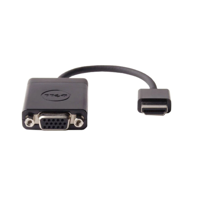 Dell 470 ACJN HDMI to VGA Adapter Converter - 1080P Full HD Video Cable for Laptop, PC, Monitor, Projector | Ideal for Home Office, Conference Room & Classroom Presentations