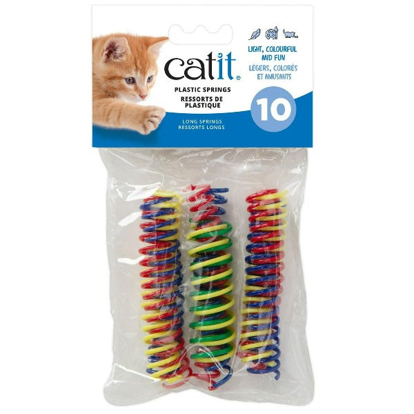 Catit Plastic Springs Cat Toy - Interactive Cat Toys for Indoor Play, Exercise & Mental Stimulation - Fun Spring Toys for Kittens & Adult Cats