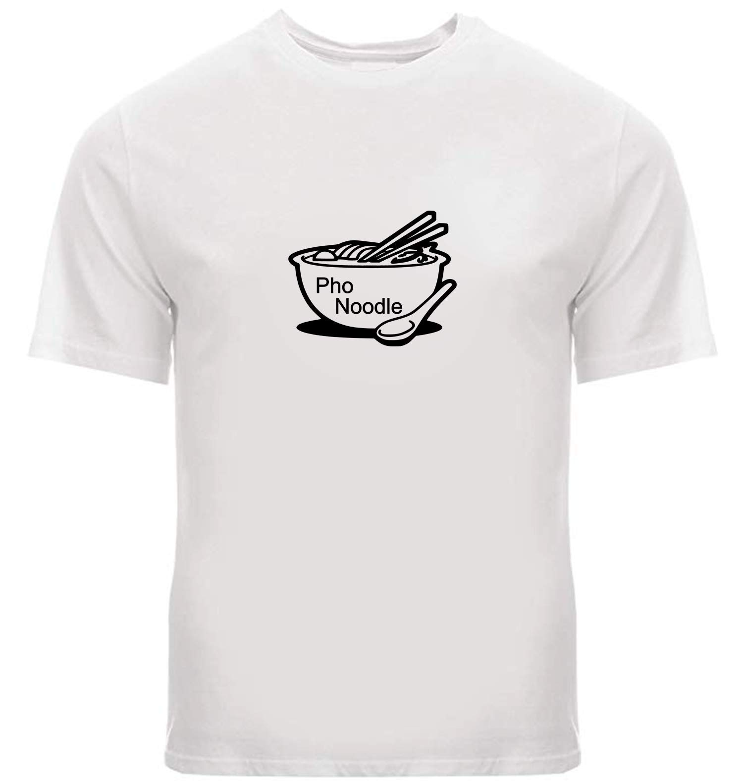 THURDY8 Pho Noodle Soup Bowl Graphic T-Shirt - Unisex Crew Neck Tee for Men & Women - Casual Streetwear, Asian Food Lover Apparel, Perfect for Pho Restaurants & Foodie Outings