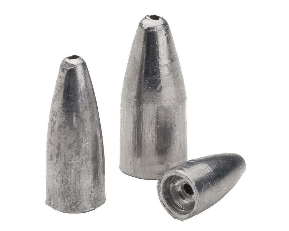 Bullet Weight BW116 Worm Weight for Bass Fishing - Premium Sinker for Texas Rig, Carolina Rig & Drop Shot - Heavy Duty Lead Weights for Freshwater & Saltwater Fishing