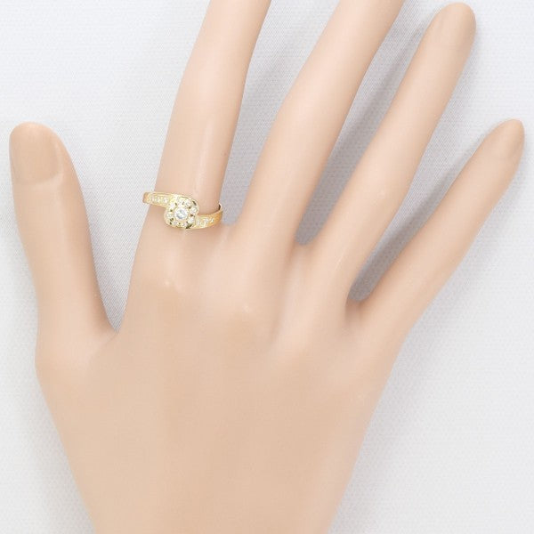 18K Yellow Gold Diamond Ring for Women - Elegant Solitaire Engagement & Wedding Band - Perfect for Proposals, Anniversaries & Special Occasions