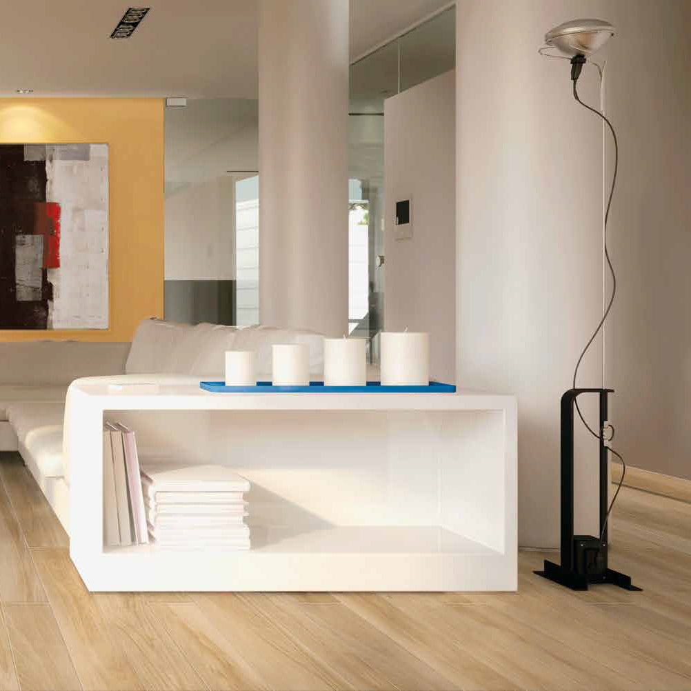 Italian Porcelain Wood Look Tile - Authentic Chalet Style for Floors & Walls - Perfect for Living Rooms, Kitchens, and Rustic Home Decor