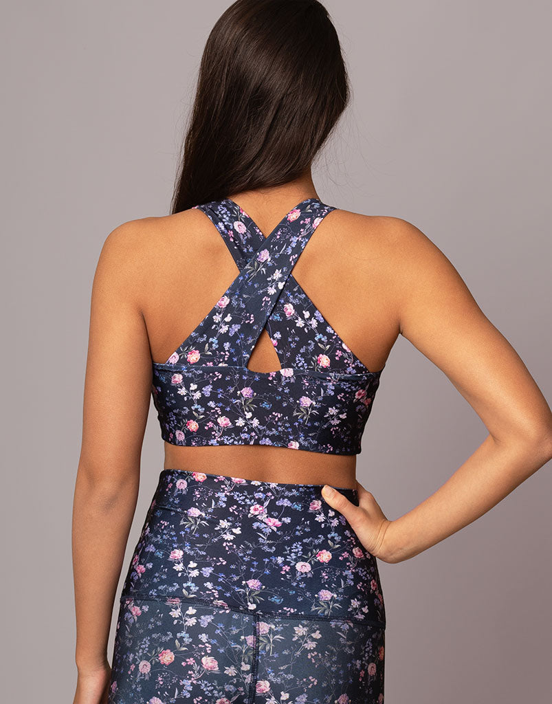 Kenzie Floral Crop Top for Women - Trendy Summer Blouse for Casual Outfits & Beach Wear | Perfect for Music Festivals, Vacations & Date Nights