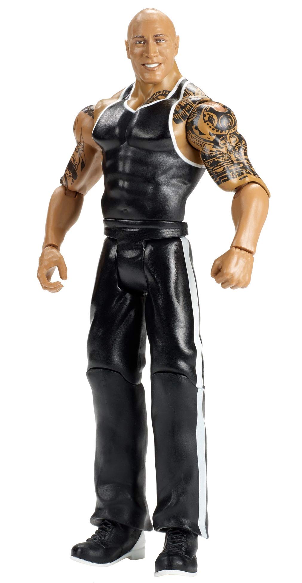 WWE The Rock Series 107 Basic Action Figure - Collectible Wrestling Toy for Kids & Adults, Perfect for Play, Display & Gift Giving