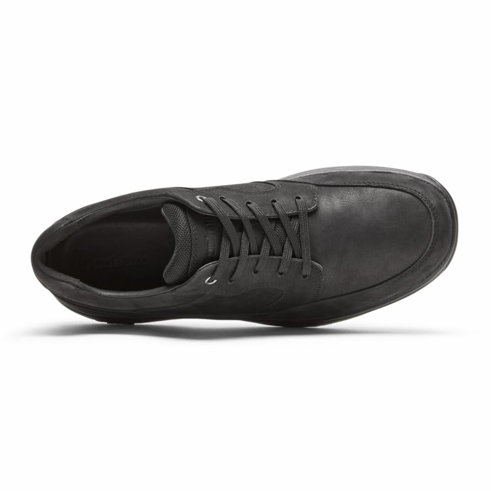 Dunham Men's Blucher 8000 Black Dress Shoes - Comfortable & Stylish Oxfords for Business, Office & Formal Occasions
