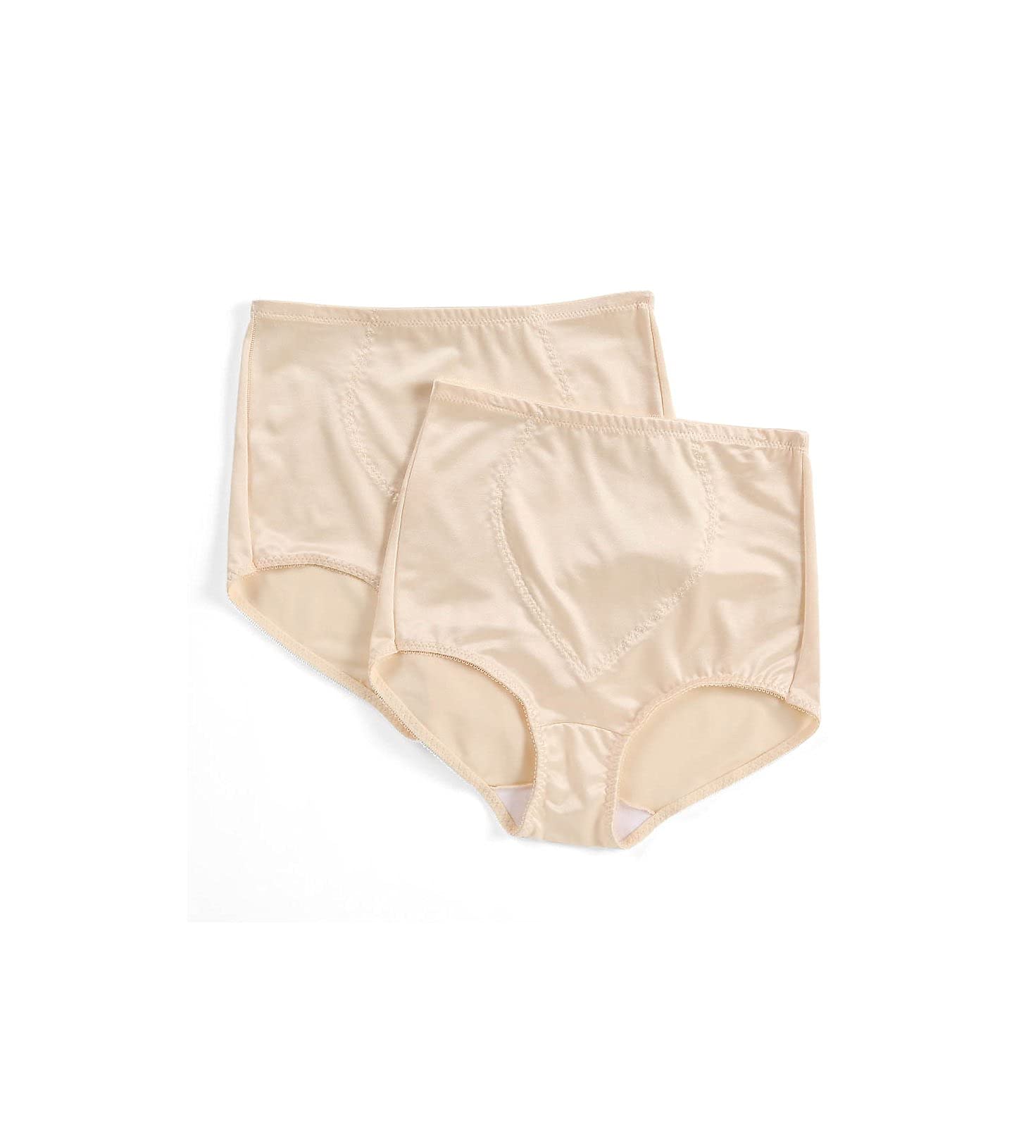 Bali Women's Firm Shapewear Pack - High Waisted Tummy Control Shaping Briefs, 2-Pack for Everyday Comfort & Confidence | Perfect for Work, Dresses & Special Occasions