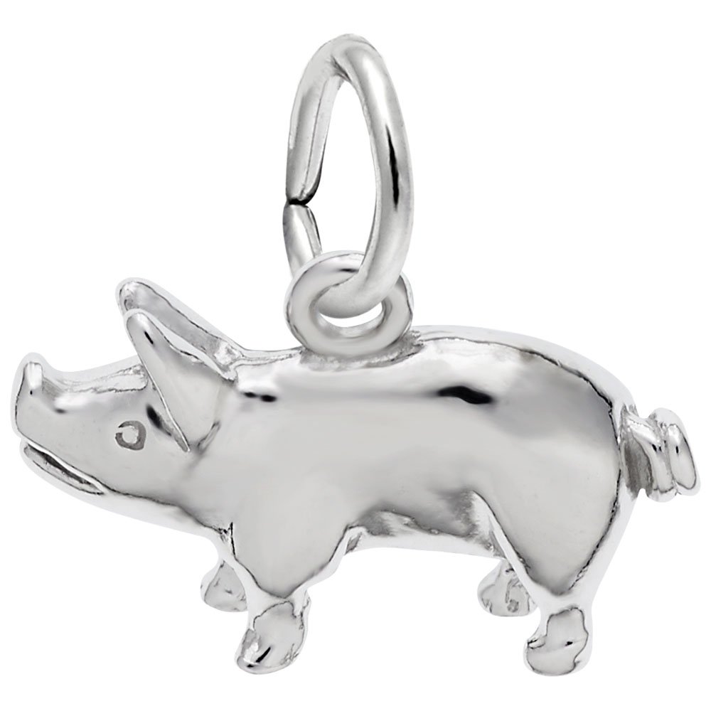 Pig Charm for Bracelets & Necklaces - Cute Jewelry Gift