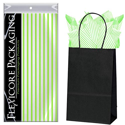 Lime Green Pin Stripe