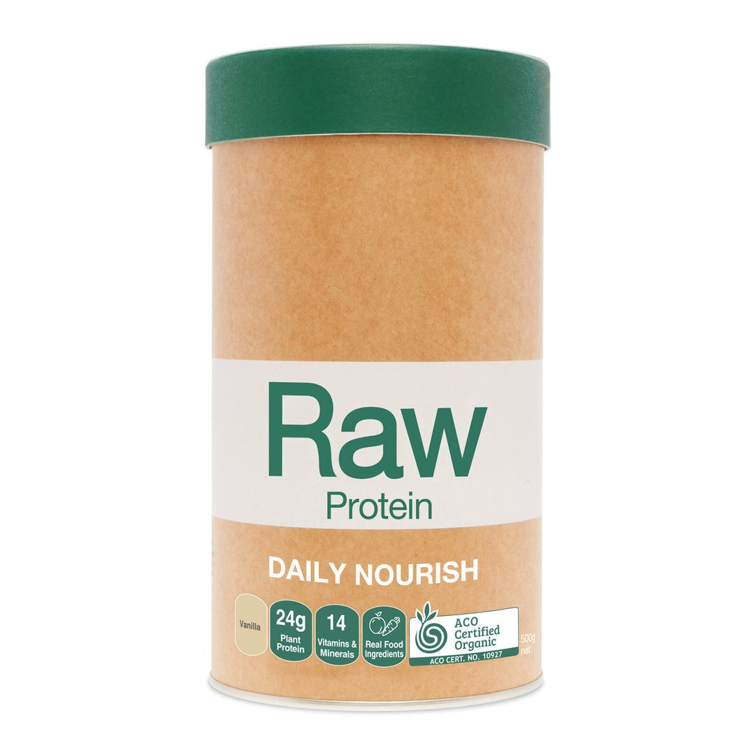 Amazonia Raw Protein Powder - Chocolate Flavor, 500g | Plant-Based Protein for Muscle Recovery & Energy Boost | Perfect for Smoothies, Baking & Post-Workout Nutrition