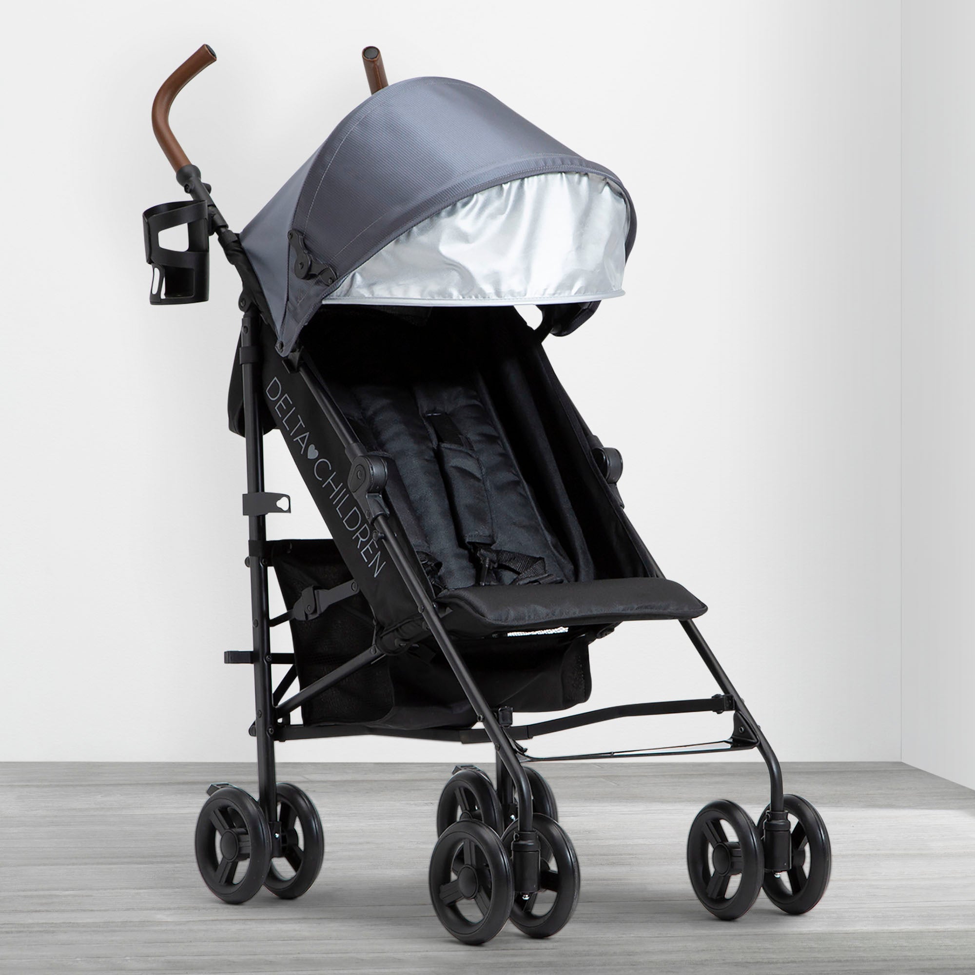 365 Plus Stroller - Lightweight Compact Baby Stroller with One-Hand Fold, Adjustable Canopy & Storage Basket - Perfect for Travel, Shopping & Daily Walks