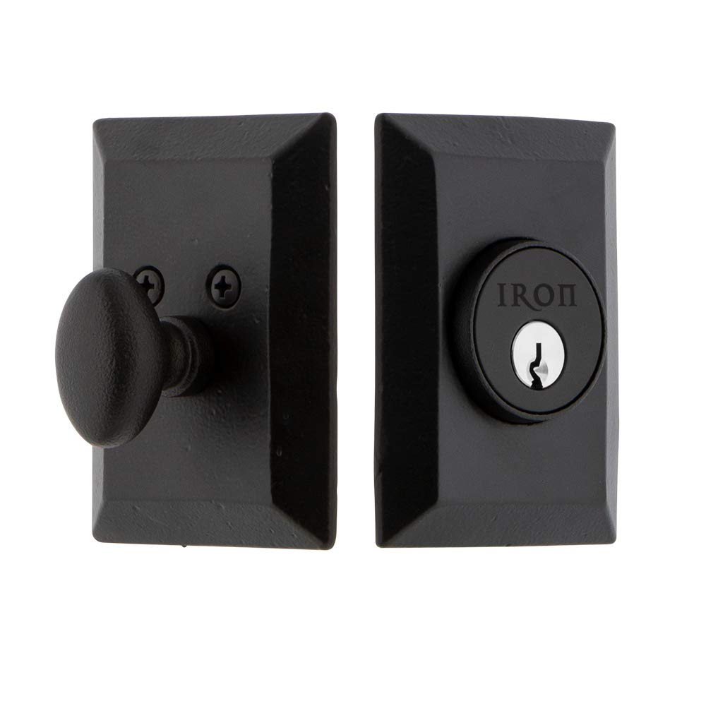 657320 Keep Plate Single Cylinder Deadbolt - 2.75