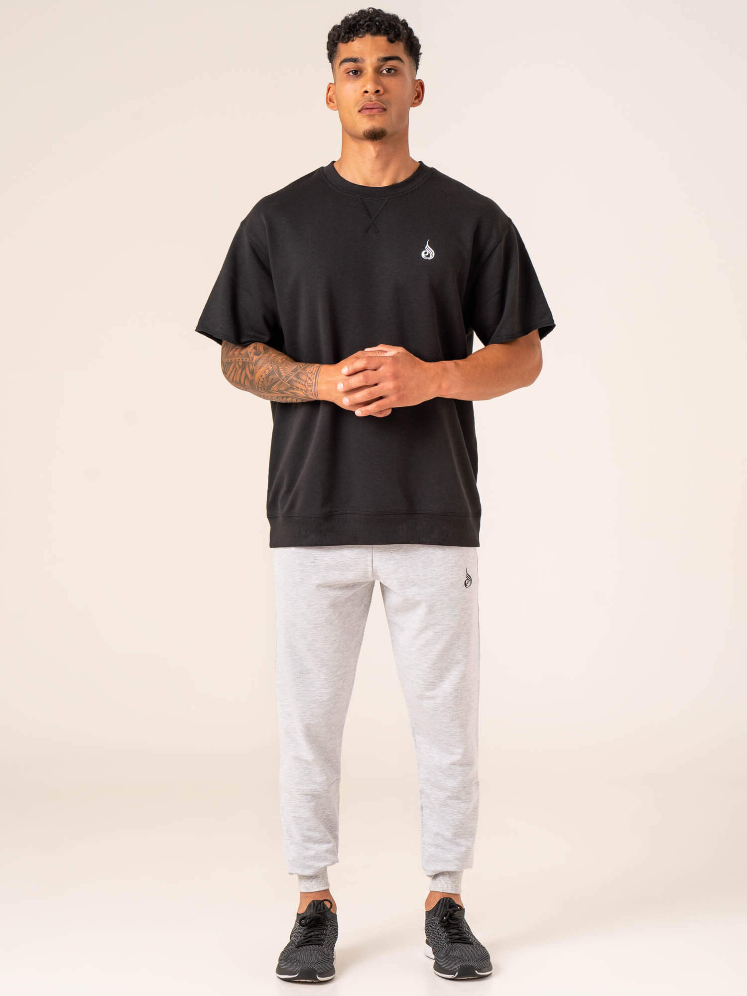 Emerge Track Pant - Snow Grey Marl - Comfortable & Stylish Joggers for Men & Women - Perfect for Running, Gym & Casual Wear